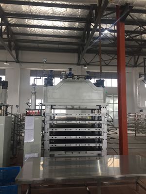 6 слоев гидравлическая холодная пресс-машина для EVA пена пресс 1100T сжатие сила
