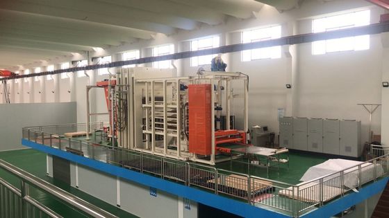 Пластмассовый многослойный пресс Горячая пресс-машина Стеклянный контроллер температуры Цифровой дисплей